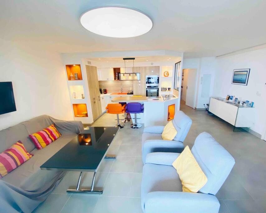 Ferienwohnung Luxueux T3 Piscine Et Vue Somptueuse Sète Exterior foto